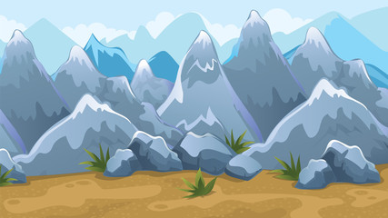 Mountains Game Background