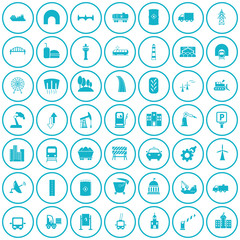 Set of forty nine industry and infrastructure icons