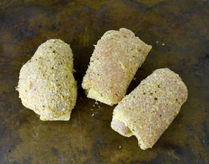 Breaded Stuffed Chicken Breast