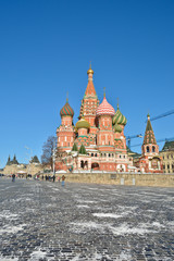 St Basil's Basilica - the world cultural heritage of UNESCO.