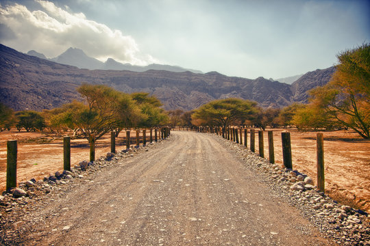 Amazing scenery in Musandam peninsula, Oman