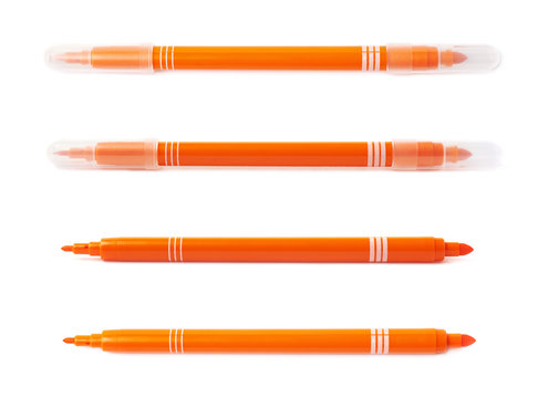 Felt-tip pen marker isolated