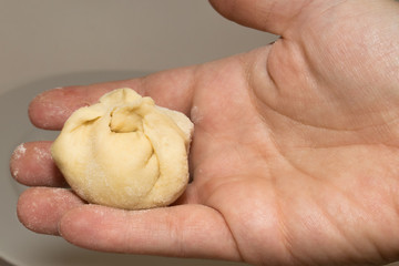 sourdough buns with poppy seeds, dessert