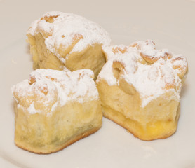 sourdough buns with poppy seeds, dessert