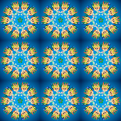 Skulls  Pattern with bones  and diamonds Cartoon Abstract