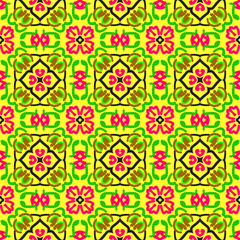 Seamless vector geometric pattern
