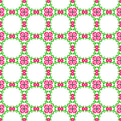 Seamless vector geometric pattern