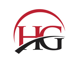HG red letter logo swoosh
