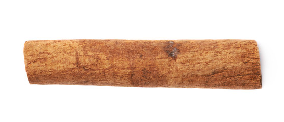 Cinnamon stick isolated