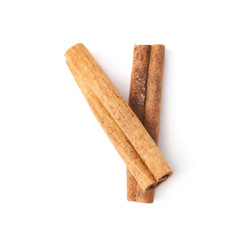 Cinnamon stick isolated