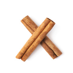 Cinnamon stick isolated