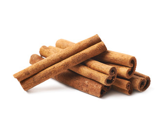 Cinnamon stick isolated