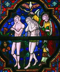 Obraz premium Expulsion of Adam and Eve from Paradise
