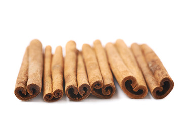 Cinnamon stick isolated