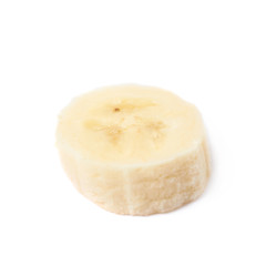 Banana slice isolated