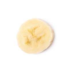 Banana slice isolated