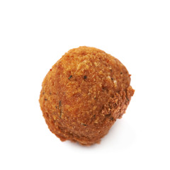 Cheese snack ball isolated
