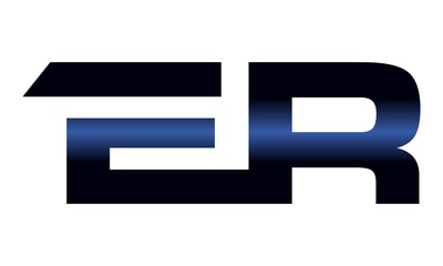 Fototapeta premium Modern Logo Solution Letter E R