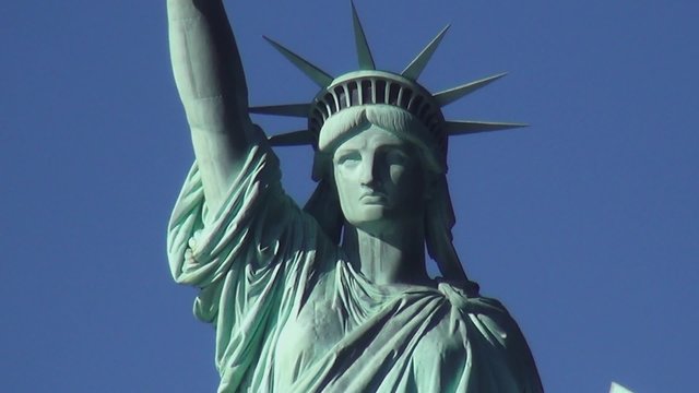 Statue of Liberty on Liberty Island New York