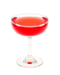 Red beverage drink isolated