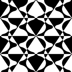 Seamless Curved Shape Pattern
