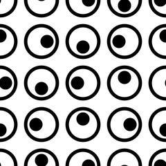 Fototapeta premium Seamless Circle Pattern