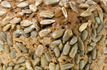 bread with seeds  