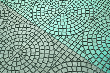 Beautiful brick floor