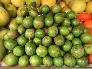 Fresh Passion Fruit in a local market at thailand.