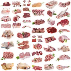 Peel and stick wall murals Meat group of meat