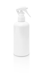 blank packaging spray bottle isolated on white background