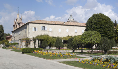 Fototapeta na wymiar Franciscan church and monastery of Cimiez. Nice France