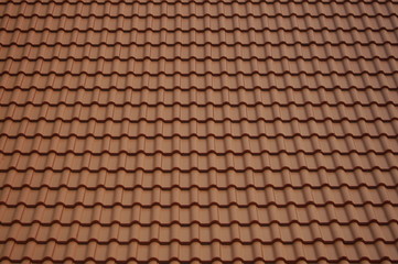 Tile roof of Buddhist temple.