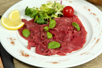 carpaccio  de boeuf 27032016