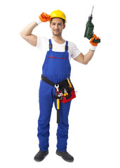 Standing manual worker