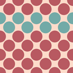 Vector modern seamless colorful geometry dots pattern, color abstract geometric background, pillow multicolored print, retro texture, hipster fashion design