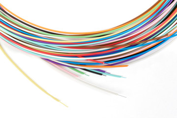 colored optical fibers