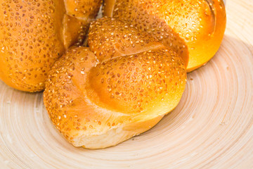 fresh buns for breakfast