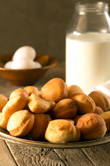 Traditional Kazakh (Asian) baursak dish