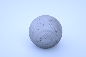 Golf Ball. Very nice 3D Rendering
