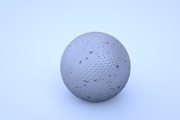 Golf Ball. Very nice 3D Rendering
