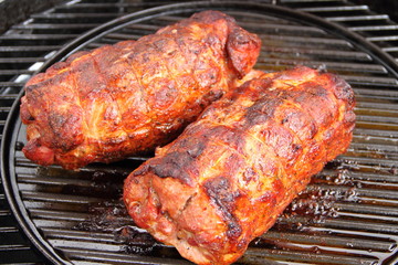 frischer leckerer Spießbraten