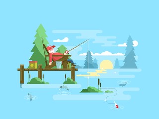 Rest fishing design