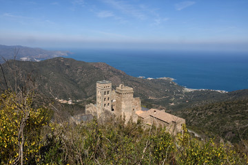 Benedictine monastery of Sant Pere de Rodes, Girona province, Ca