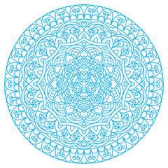 Abstract Ornate Mandala. Decorative frame for design.