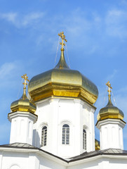 Fototapeta na wymiar St. Peter and Paul's Cathedral, Tyumen