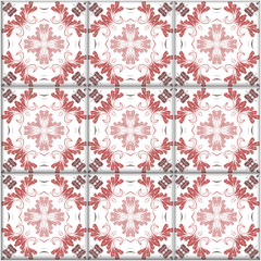 Seamless ornamental tile backgrounds
