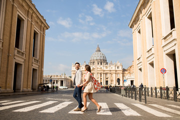 Couple in Rome