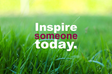 Inspirational Typographic Quote