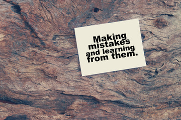 Inspirational Typographic Quote